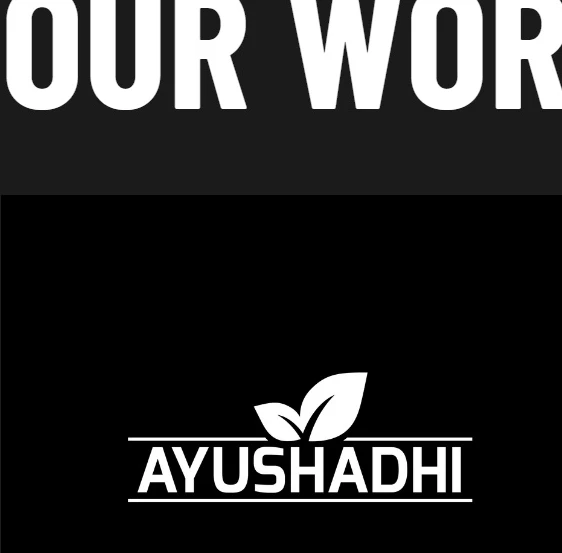 Ayushadhi Ayurvedic healthcare logo designed by MediaOfficers