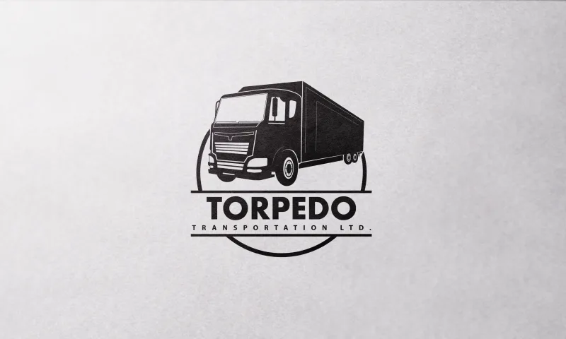 Torpedo Transportation freight logistics logo designed by MediaOfficers