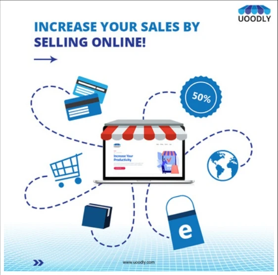 Uoodly retail market share post designed by MediaOfficers