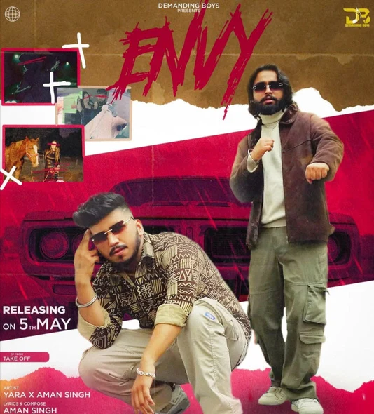 ENVY hip hop track poster designed by MediaOfficers