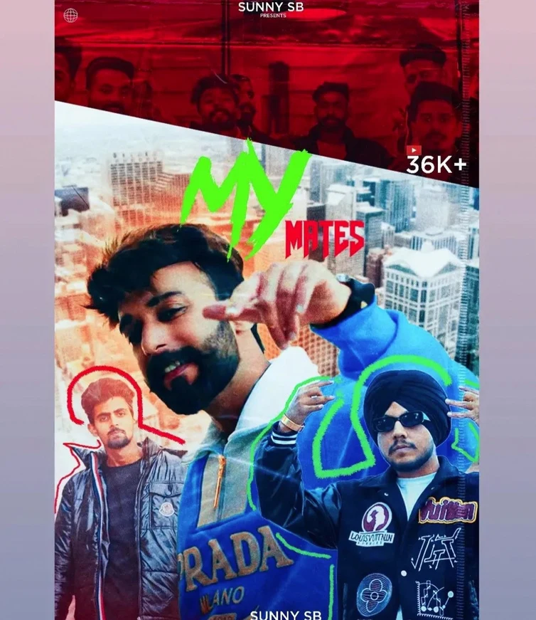 OLD Aman Sodhi release poster designed by MediaOfficers