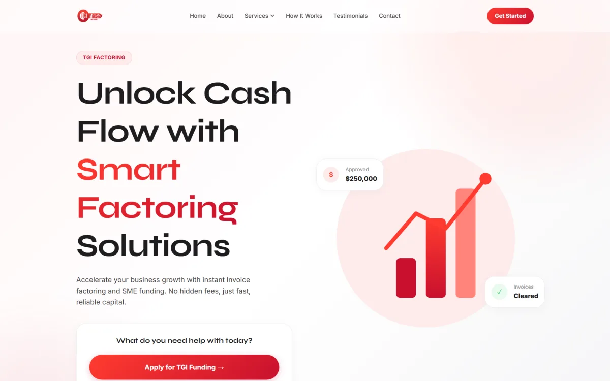 TGI Factoring Commercial Invoice Factoring & Working Capital Platform