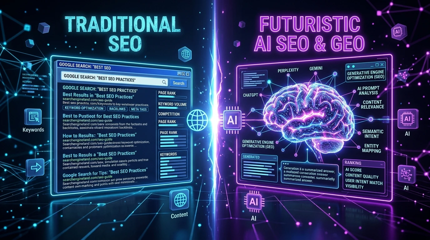 AI SEO vs Traditional SEO: What Actually Changed in 2026