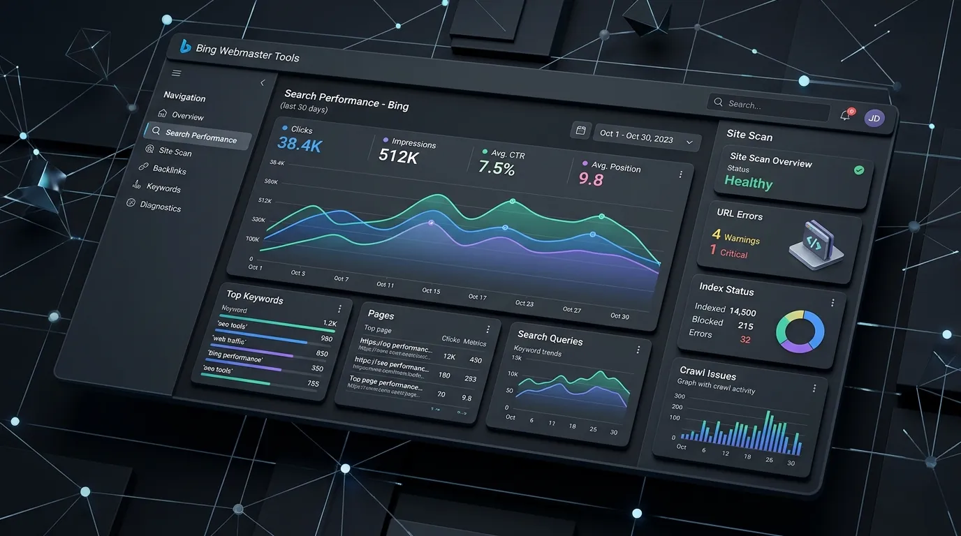 Bing Webmaster Tools Reports: Search Performance, SEO Reports & Site Scan