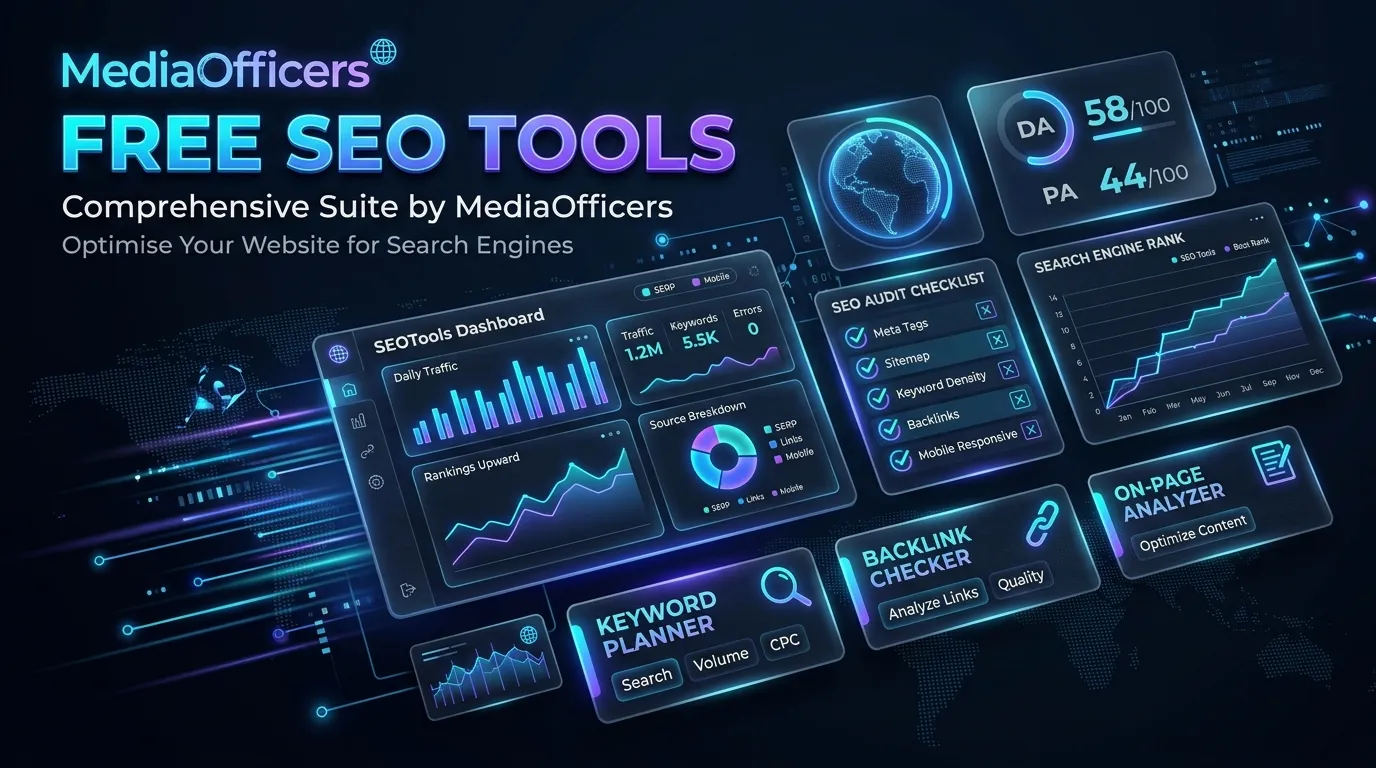 Top Free SEOTools by MediaOfficers: 12 Free SEO Tools & Calculators to Boost Your Rankings in 2026