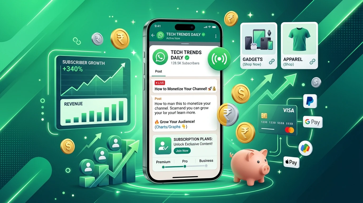 How to Monetize WhatsApp Channel: Step - by - Step Guide (2026)
