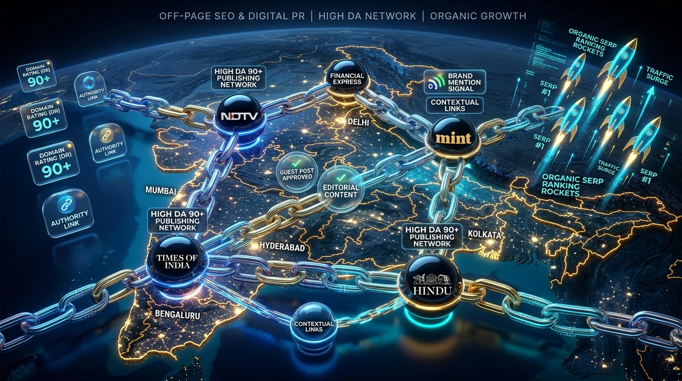 Off - Page SEO Services in India: High - DA Backlink Building & Digital PR (2026)