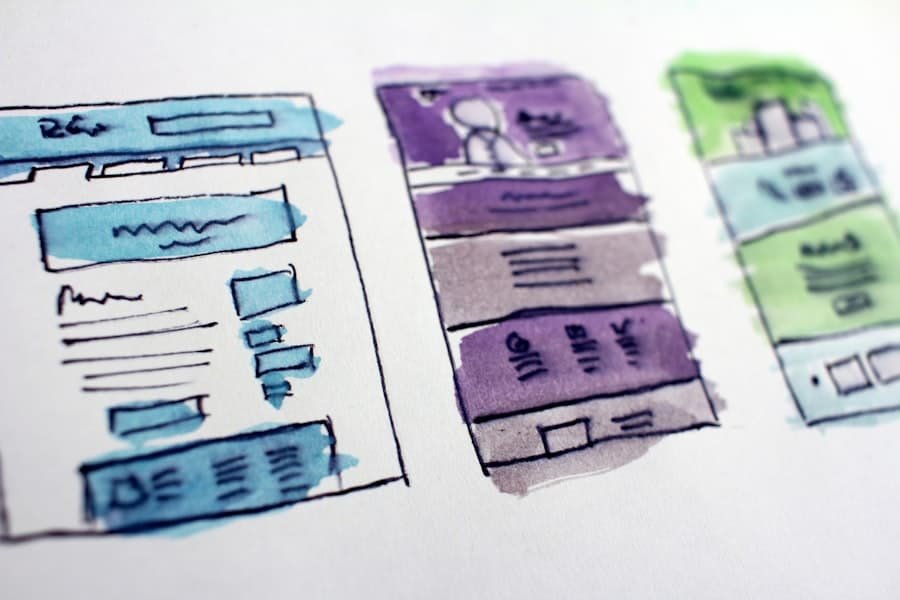 Sketch Of A Website