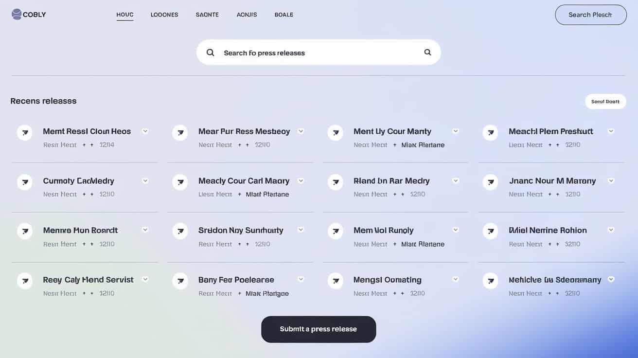 Press Release Distribution Services