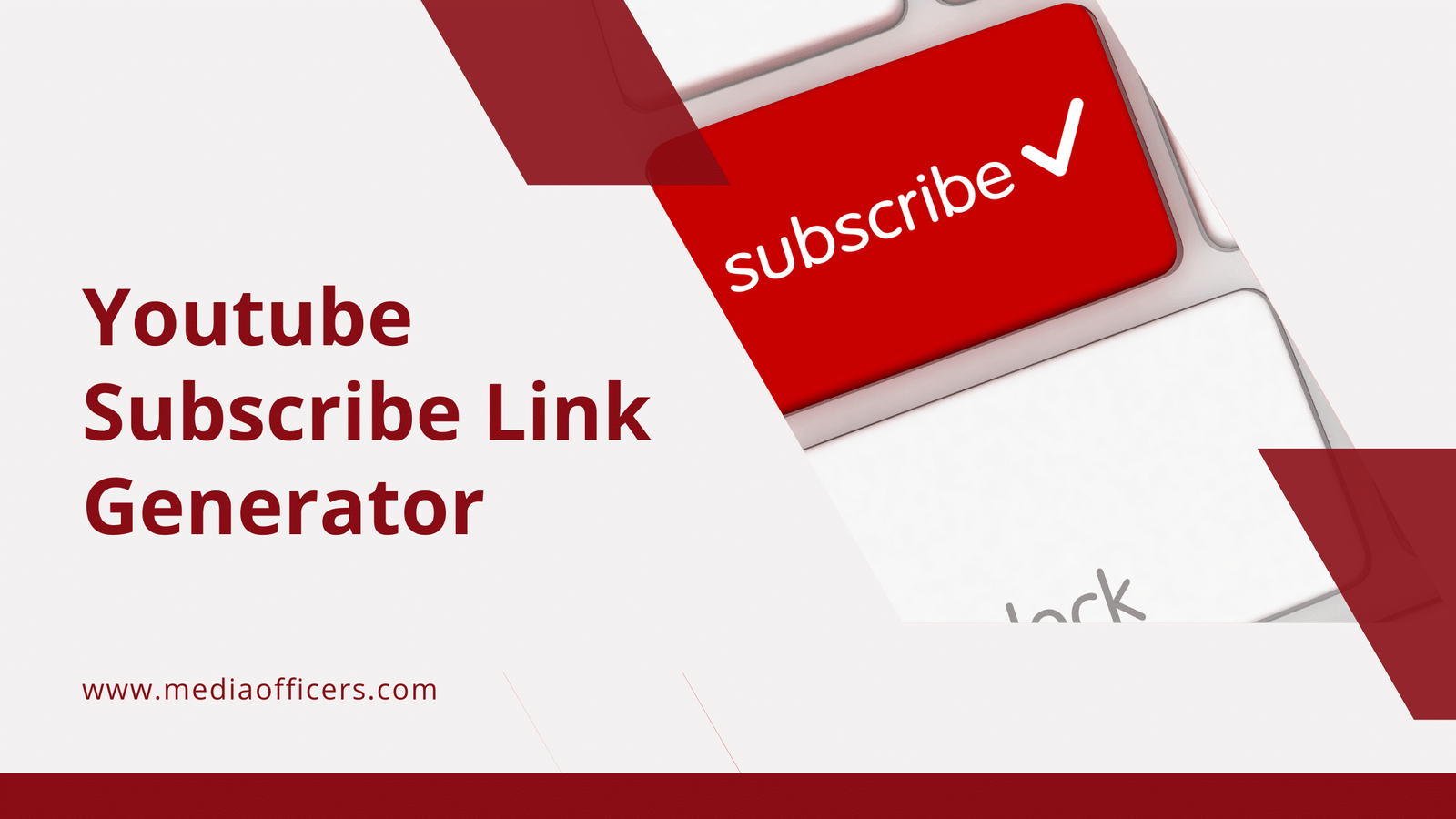 Youtube Subscribe Link Generator