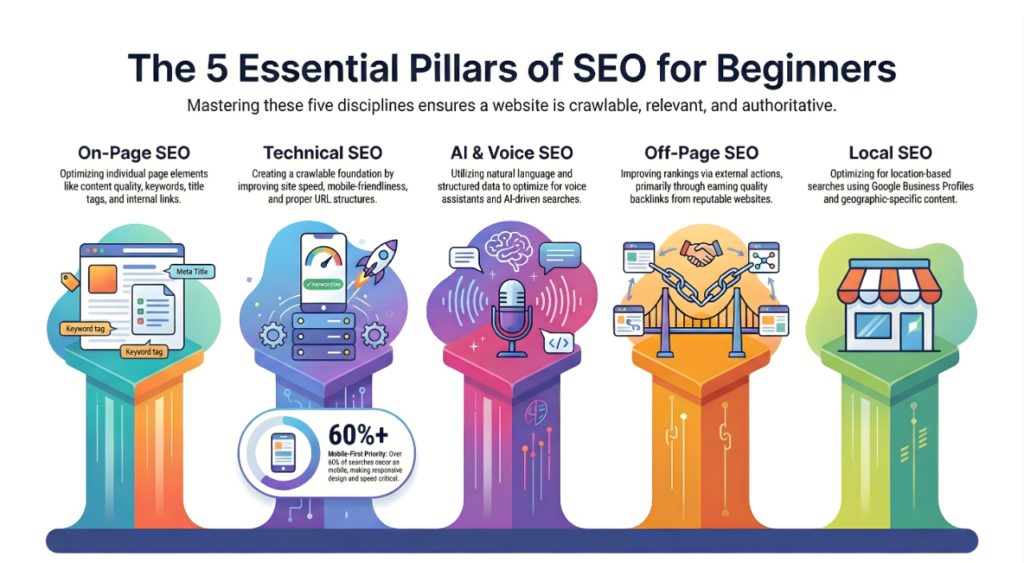 5 Essential Seo Pillars