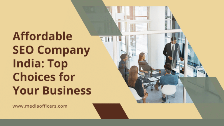 Affordable Seo Company India