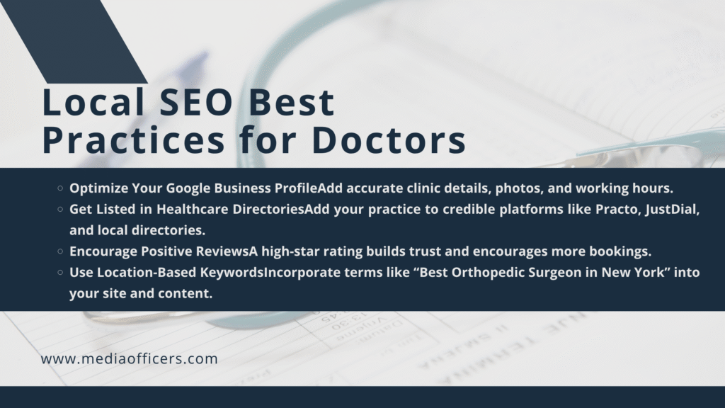 Digital Marketing for Doctors | Proven Healthcare Marketing Tips 2025 1 Digital Marketing For Doctors - Local Seo Best Practices For Doctors