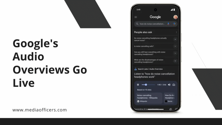 Google's Audio Overviews Go Live 1 Google'S Audio Overviews Go Live