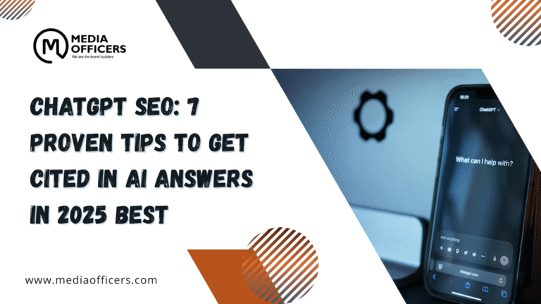 Chatgpt Seo: 7 Proven Tips To Get Cited In Ai Answers In 2025 Best