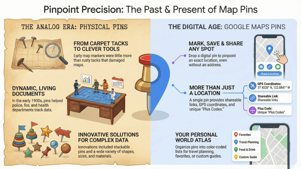 Pin Point Precision Map Pin Evolution