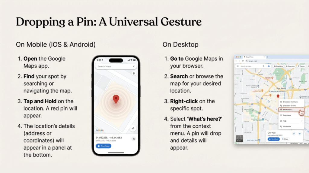 Dropped Pins In Google Maps