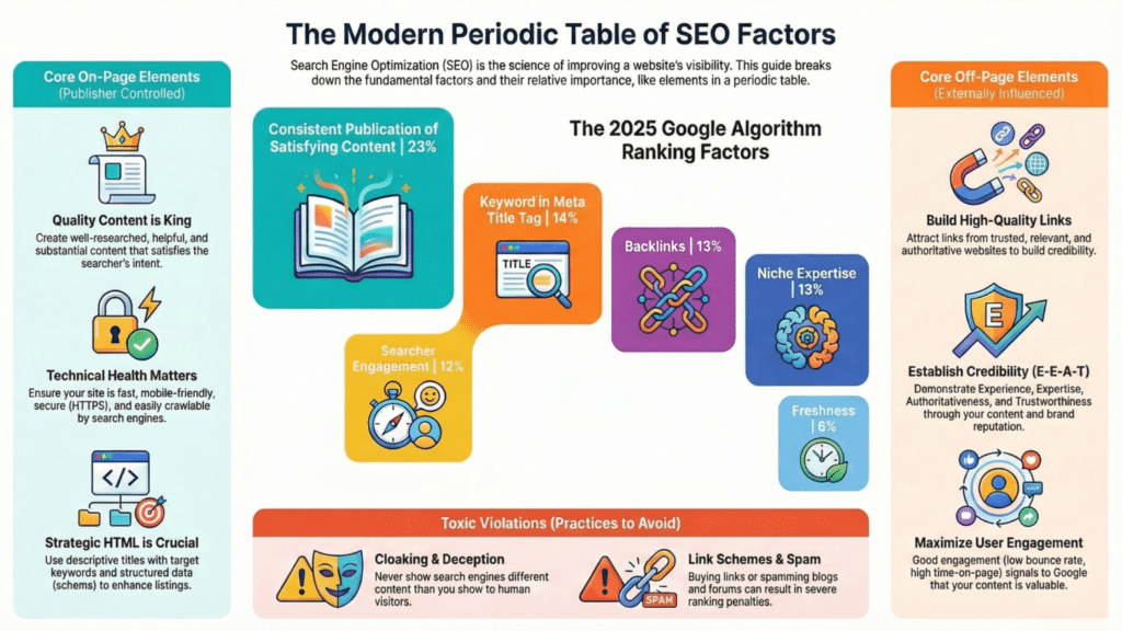 Infographic #1 The Periodic Table Of Seo