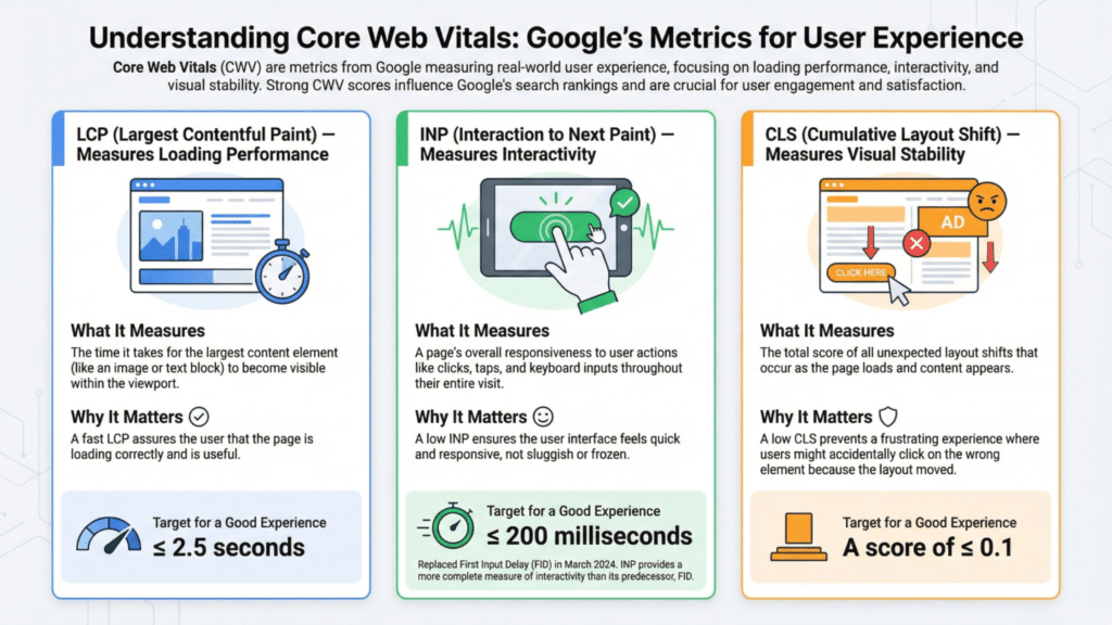 Infographic #6 User Experience (Core Web Vitals)