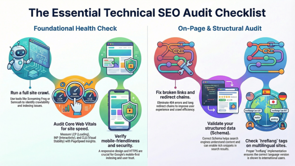 Infographic #9 Technical Seo Audit Checklist