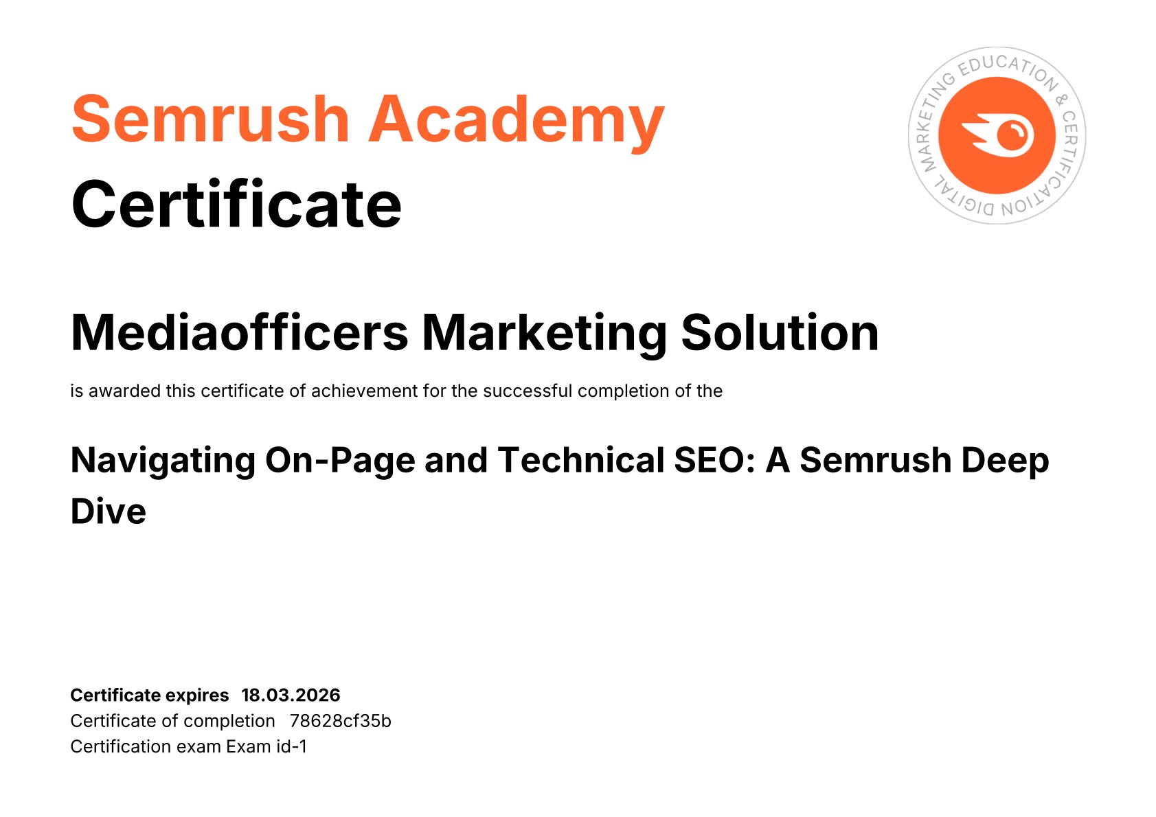 Navigating On-Page And Technical Seo: A Semrush Deep Dive