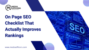 On-Page Seo Checklist That Actually Improves Rankings